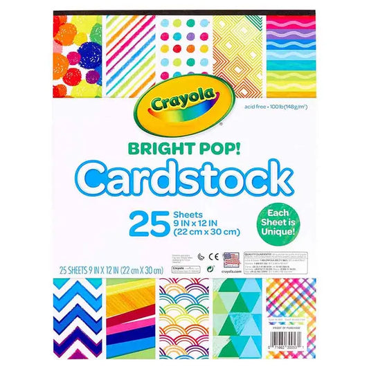 Crayola - 25 ct. Bright Pop! Cardstock