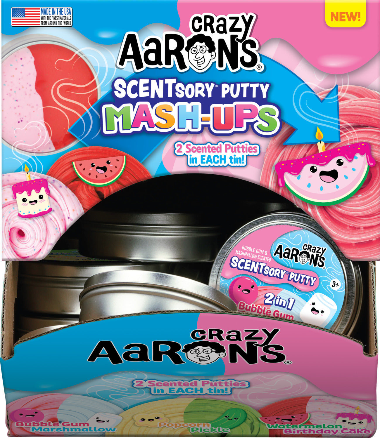 Puttyworld 30 Count Scentsory Duo Mash-Ups 
Tin Assortment