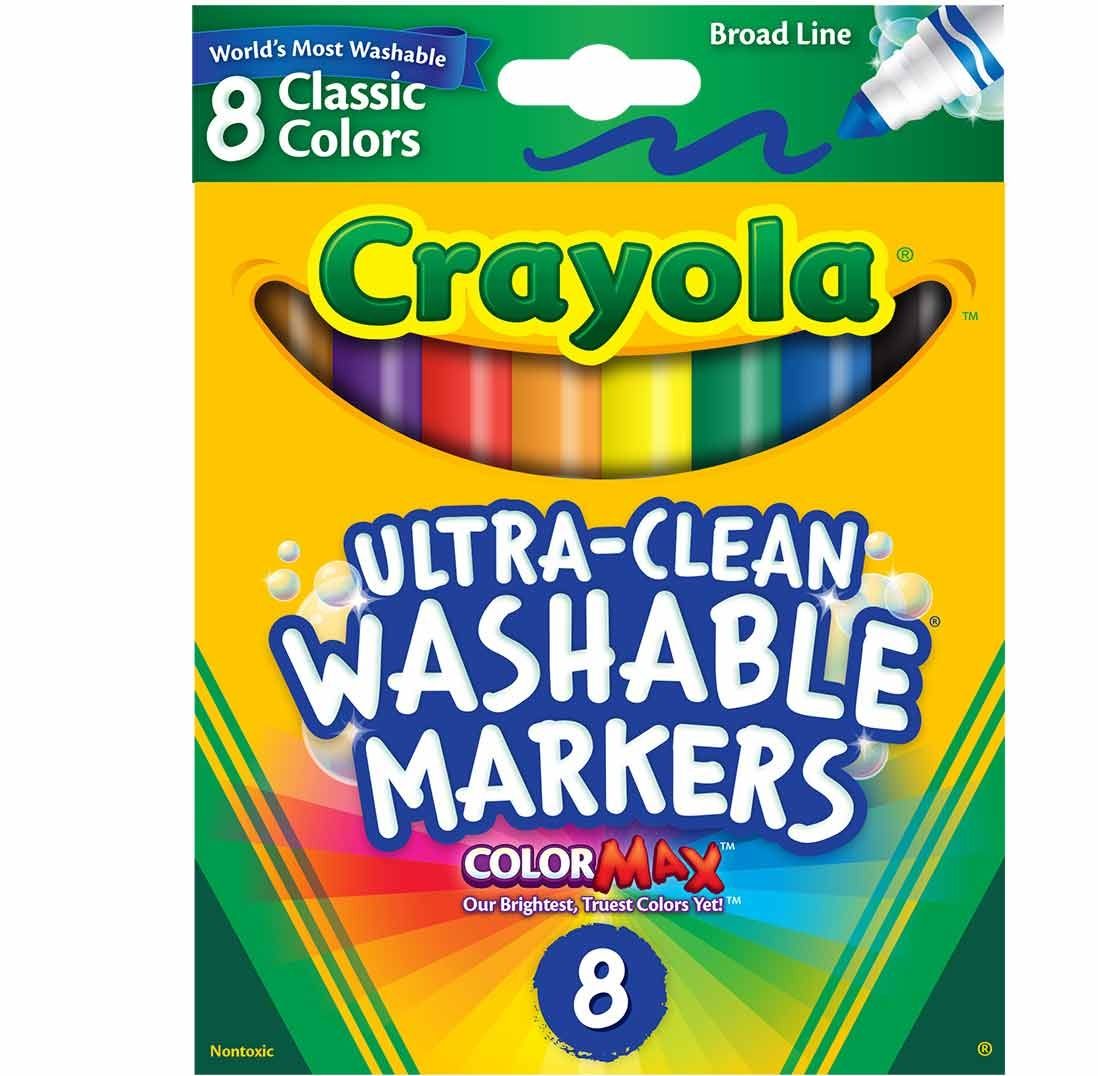 10 Ct Silly Scents Smash Ups, Broad Line Washable Markers