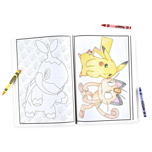 Crayola - Pokemon Activities Coloring Book | 32 Pages with 7 Markers Included - Featuring All Your Favorite Pokemon Characters - Creative Fun at Home and On-the-Go | Ages 3+