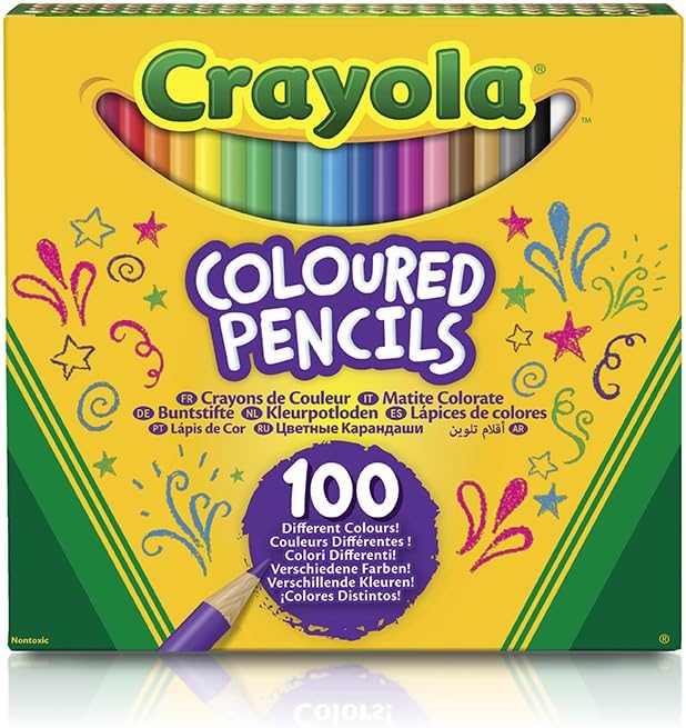 Crayola Colored Pencils Set (100), Gifts for Kids & Adults