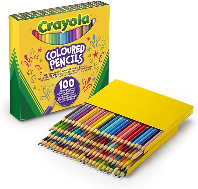 Crayola Colored Pencils Set (100), Gifts for Kids & Adults