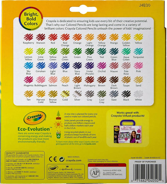 Crayola 50ct Long Colored Pencils