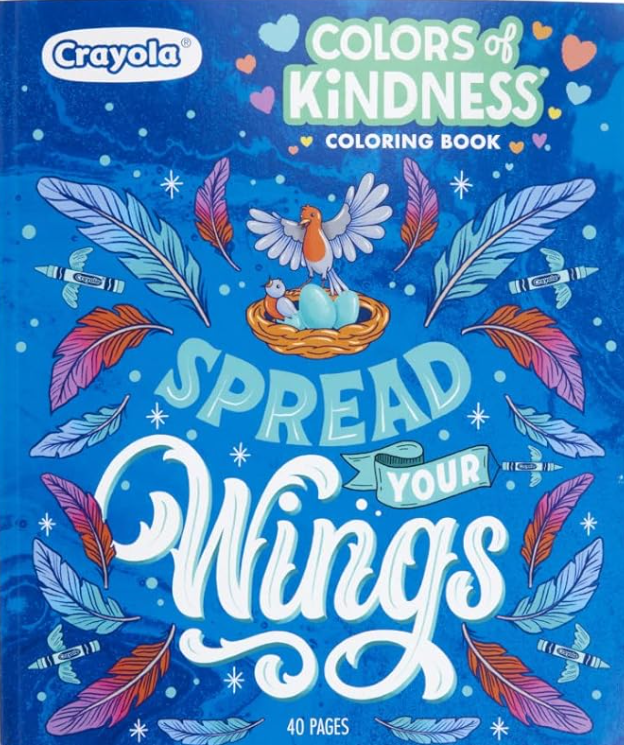 40-Page Coloring Book, Colors of Kindness