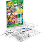 Crayola -  Giant Colouring Book - Paw Patrol Jungle Pups | 18 Pages of Paw Patrol Colouring Fun | includes 100 Stickers | Ideal for Kids Aged 3+
