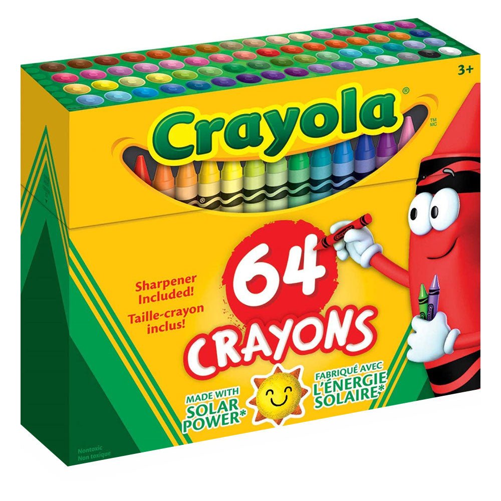 Crayola - 64 ct. Crayons - Non-Peggable