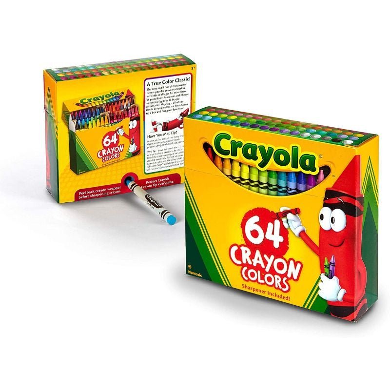 Crayola - 64 ct. Crayons - Non-Peggable