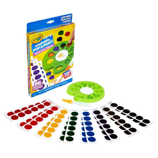 Crayola Pop & Paint Washable Watercolor Palette