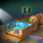 Scribble Scrubbie Glow, Ocean Treasure Chest