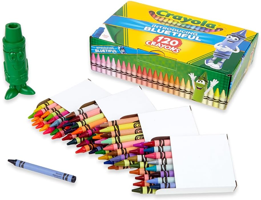 Crayola Standard Crayons, Assorted Colors, Box Of 120 Crayons