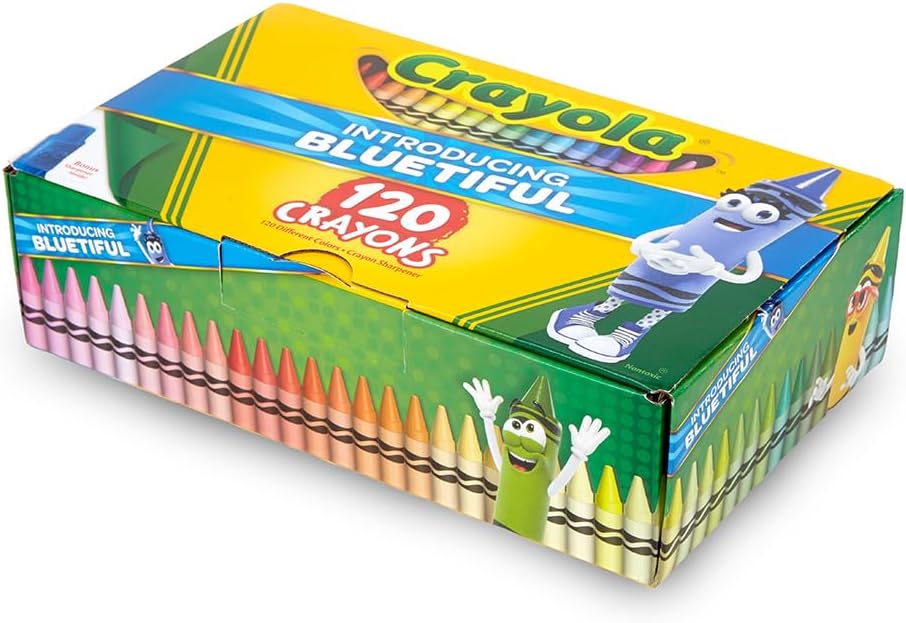 Crayola Standard Crayons, Assorted Colors, Box Of 120 Crayons
