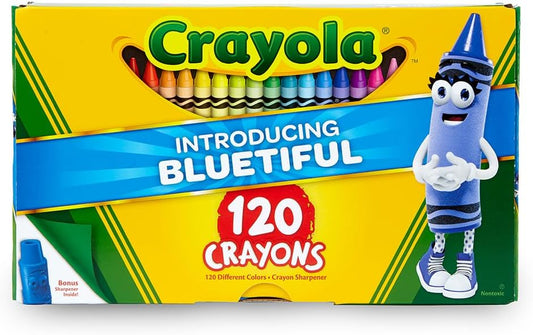 Crayola Standard Crayons, Assorted Colors, Box Of 120 Crayons
