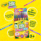 24 Ct Silly Scents Mini Twistables Scented Smashups Crayons