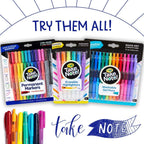 Take Note Washable Felt Tip Pens, 6 Count