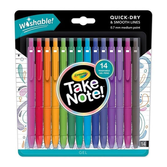 Take Note! Washable Gel Pens 14 ct.