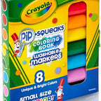 Crayola - Pip-Squeaks Washable Markers | Multi-Color, Pack of 8, Unique & Bright Colors | 3+ Yrs