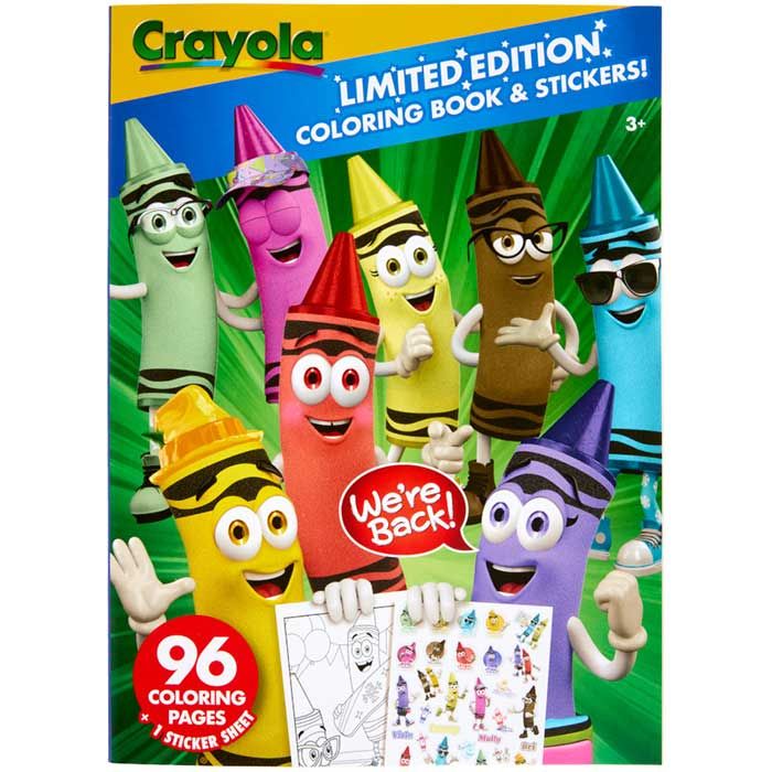 Crayola 96 pages Coloring Book Limited Edition With Sticker Sheets