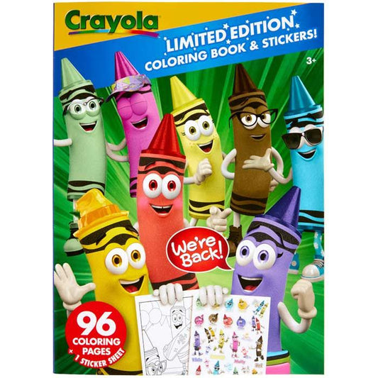 Crayola 96 pages Coloring Book Limited Edition With Sticker Sheets