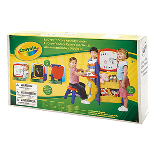 Crayola Double-sided easel with a 6-in-1 creativity center board