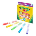 Crayola Markers, Broad Line, 10Count, Bright and Bold Markers