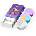 HEY CLAY – DIY Cow Plastic Creative Modelling Air-Dry Clay For Kids 3 Cans
