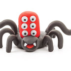 HEY CLAY -DIY  Bugs: Spider, Mantis, Caterpillar Plastic Creative Modelling Air-Dry Clay For Kids 6 Cans