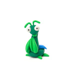 HEY CLAY -DIY  Bugs: Spider, Mantis, Caterpillar Plastic Creative Modelling Air-Dry Clay For Kids 6 Cans