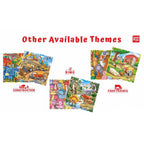 Unik Play - Go Crazy Jigsaw Puzzle | Attractive Cartoon Print Puzzle | 2 Puzzle Trays - Unicorn | Kids and Adults 6+