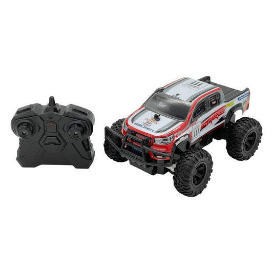D-power - 1:24 Scale Twin RC Car Set – AUDI RS Q e-tron Dakar Rally & TOYOTA HILUX AXCR | 2.4GHz Remote Control Off-Road Truck Set with Batteries Included | For Kids Ages 6+