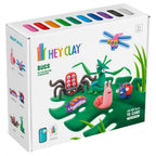 HEY CLAY - Bugs Set-Colourful Modeling Kids-Air Dry Clay Kit 15 cans and Sculpting Tools with Fun Interactive Instructions App, Multicoloured