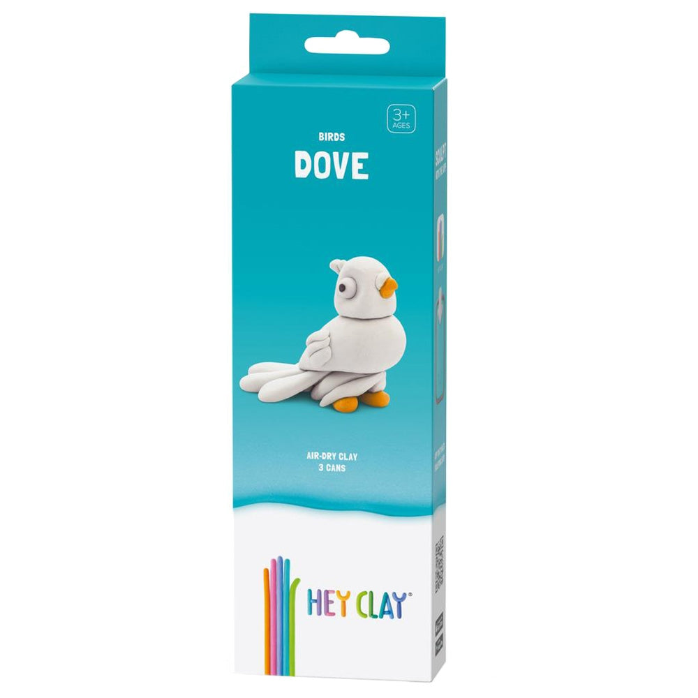 HEY CLAY – DIY Dove Plastic Creative Modelling Air-Dry Clay For Kids 3 Cans