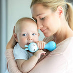 Alilo – Smarty Shake & Tell Rattle, R1 - Smarty Blue | Music, Stories, & Color Learning for Babies | Hi-Fi Sound, Light-Up Ears, USB Charging | 0+