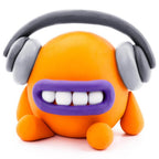 HEY CLAY -DIY Aliens: Muzon, Volcano, Bigfoot Plastic Creative Modelling Air-Dry Clay For Kids 6 Cans