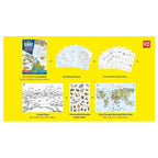 Unik Play - 3 in 1 Giant Coloring Book | Educational Game, Easy to Learn coloring | Boys & Girls Age 6+