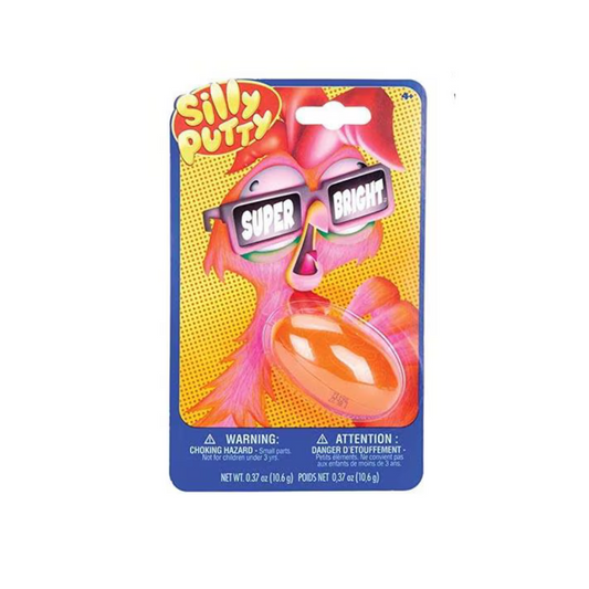 Crayola - Silly Putty Assorted Color 1 pcs | Classic stretchy, bouncy | Makes the perfect stocking stuffer, birthday party Favor, or Easter basket filler | Silly Putty is safe and nontoxic| Suitable for 4years +