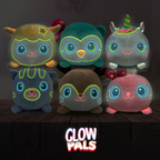 PMS - Glow-in-the-Dark Bedtime Buddies Soft Plush Toy 6-inch - Assorted 1pc | For comforting nighttime, plush toys are designed to provide both a soft, cuddly friend and a gentle Suitable for 0+ up