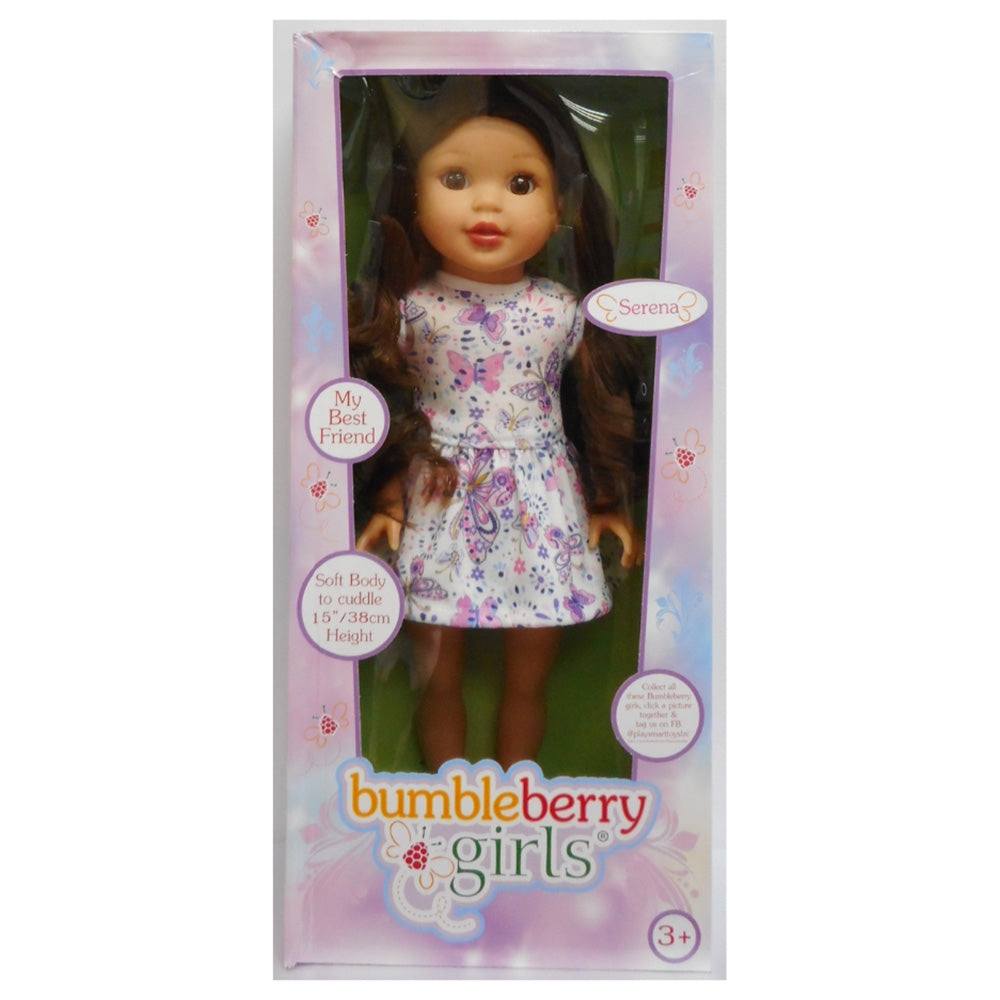 Lotus - Bumbleberry - Miss Serena  15" - Soft Bodied Doll | Huggable Doll for Girls