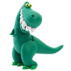 HEY CLAY -DIY Dinos: Pterodactylus, Triceratops, Tyrannosaurus Plastic Creative Modelling Air-Dry Clay For Kids 6 Cans