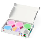 HEY CLAY -DIY  Aliens: Burger, Trio, Scorpio Plastic Creative Modelling Air-Dry Clay For Kids 6 Cans