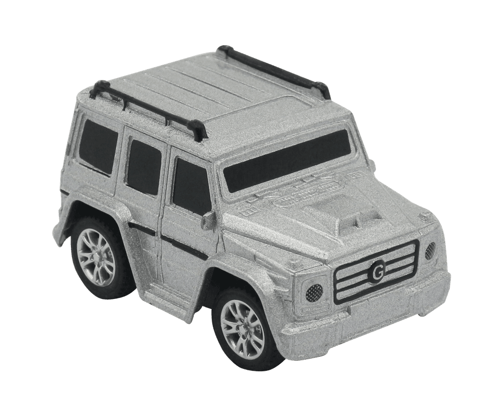 D-power - 1:64 Scale Watch Remote Control Car (Silver)– 2.4GHz Mini RC Car with Wearable Controller | Compact Racing Toy for Kids Ages 3+