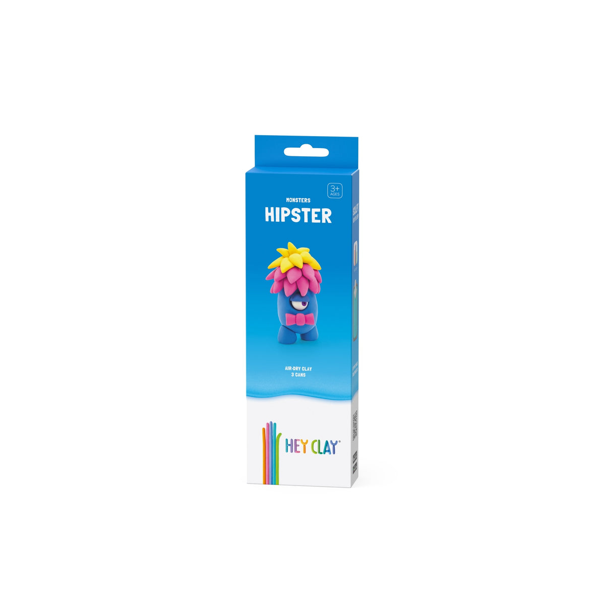HEY CLAY – DIY Hipster Plastic Creative Modelling Air-Dry Clay For Kids 3 Cans