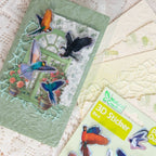 Avenir - Natural Creation 3D Bird Stickers – 12 Puffy Decorative Stickers | Creative Craft & Scrapbooking Stickers for Kids, Journals, Cards & Gifts