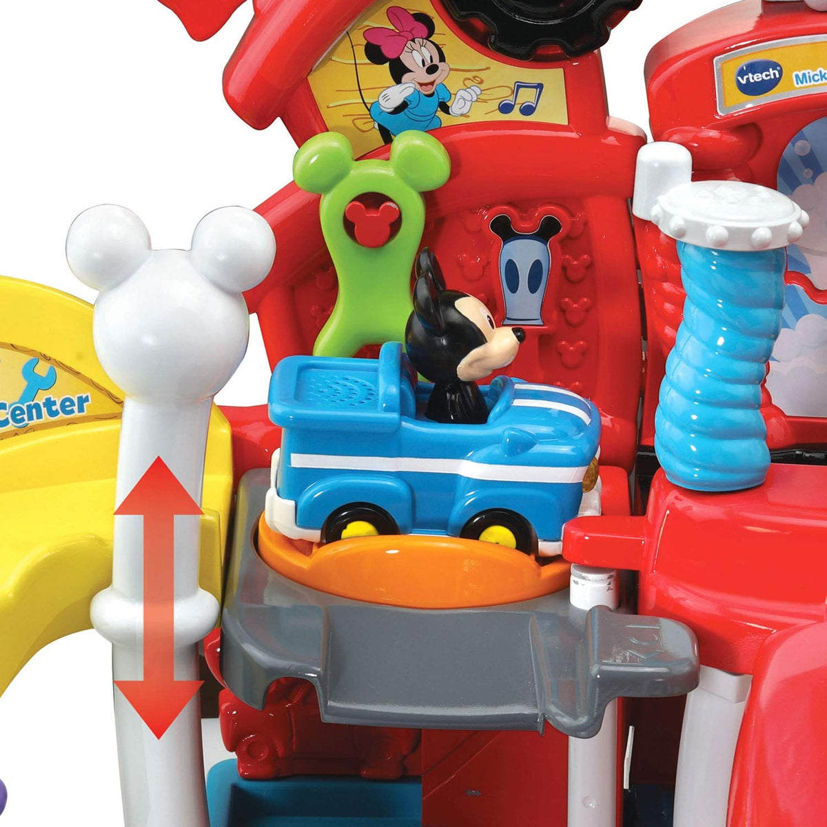 Toot Toot Drivers - Mickey Repair Shop Set -  Multicolour | It’s time for a tune-up at the Go! Go! Smart Wheels | Ideal for ages 1-5 +