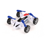 D-Power - Friction-Powered Fly Car with Rotating Propellers - White | Fun, Battery-Free Toy for Kids | Age 3+