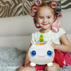 PMS - Glow-in-the-Dark Bedtime Buddies Soft Plush Toy 6-inch - Assorted 1pc | For comforting nighttime, plush toys are designed to provide both a soft, cuddly friend and a gentle Suitable for 0+ up