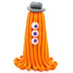 HEY CLAY -DIY Beasts: Worm, Ginger, Drop Plastic Creative Modelling Air-Dry Clay For Kids 6 Cans