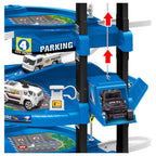 D-POWER – Multi Level Lift Parking Set | 5 Storied DIY Build Set, Theme – Police Station | 82pc Set, Kids Age 3+