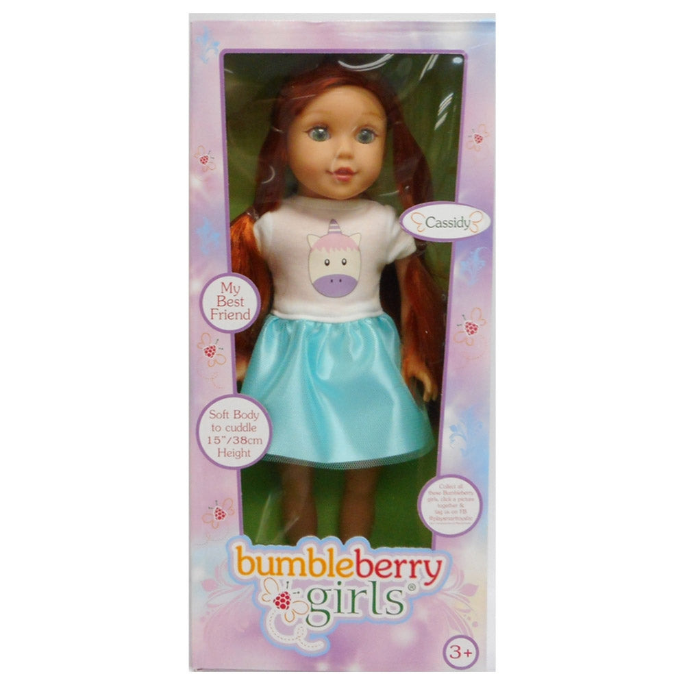 Lotus - Bumbleberry - Miss Cassidy 15" - Soft Bodied Doll | Huggable Doll for Girls