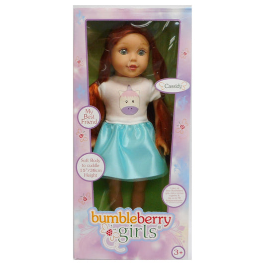 Lotus - Bumbleberry - Miss Cassidy 15" - Soft Bodied Doll | Huggable Doll for Girls