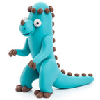 HEY CLAY -DIY Dinos: Stegosaurus, Pachycephalosaurus, Brachiosaurus Plastic Creative Modelling Air-Dry Clay For Kids 6 Cans